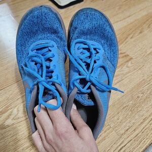 Nike Blue Flex Contact Shoes- Size Y4.5
